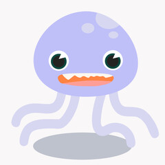 cute jellyfish monster 