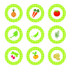 food,vegetables,cartoon,board,green