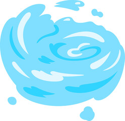 Obraz premium 渦を巻く水流