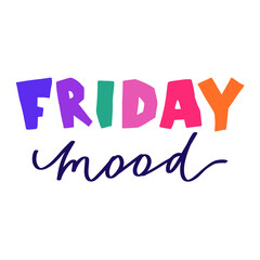 Short phrase for blog, social media post, banner or posrer. Colorful simple handwritten lettering. Hand drawn text in funny kids style. Print for T-shirts, slogan. Cute vector illustration