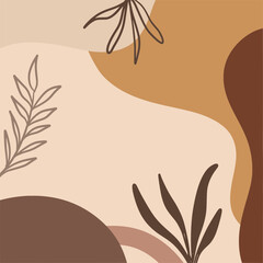 Fototapeta na wymiar abstract botanical background pattern illustration