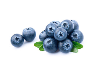 Ripe blueberries