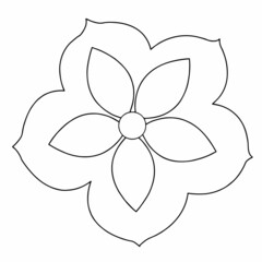 Patterned curls close-up on a white background. Fragments of vector graphics. Material for creating jewelry and seamless designs.