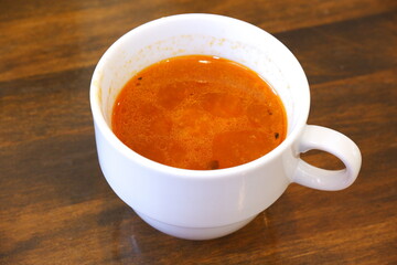 スペイン料理のトマトのスープ