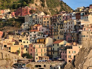 Fototapeta na wymiar Mediterranean Village in Italy 