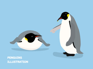 attention (penguins illustration)