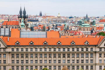 Obraz premium Architecture of europe. Czech republic, prague. Nice view of the european city.