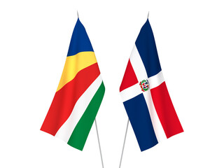 Seychelles and Dominican Republic flags