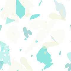 Terrazzo seamless pattern. Pastel  venetian