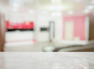 wooden table in the living room
