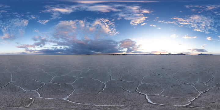 Salt Flats Rest Area Westbound at Sunset