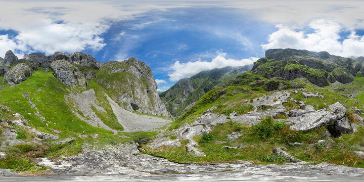 Camburero sheepfold in Picos de Europa National Park, Asturias