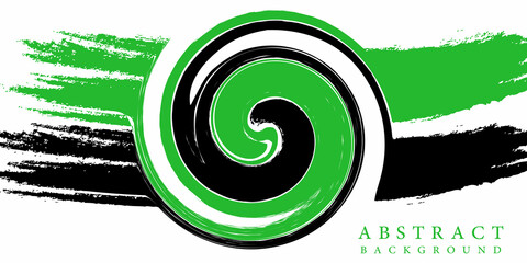 green and black abstract background. whirlwind design © Muhammad Muhdi
