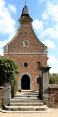 detail of a church in Bokrijk, Genk, Belgium