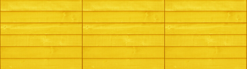 Abstract grunge old yellow painted wooden texture - wood board background panorama banner...
