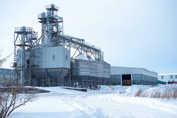 the elevator agroindustry bright daytime