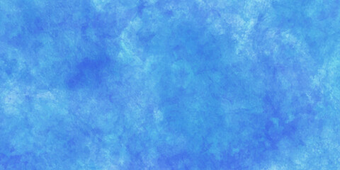 Texture of blue water color on a old grungy paper. Abstract art blue paint background with liquid fluid grunge texture. Blue background with old watercolor grunge background with texture.