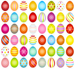 Set Dicke Bunte Ostereier