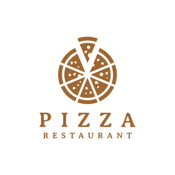 pizza slice logo design