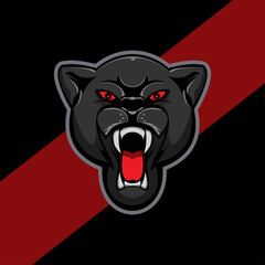 lion head logo mascot template