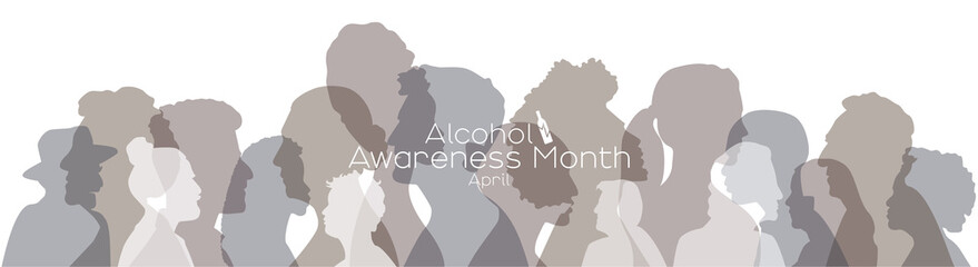 Alcohol Awareness Month banner.