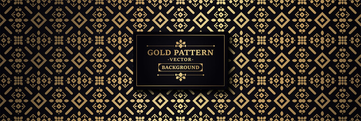 Luxury dark gold abstract line pattern