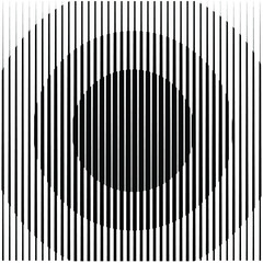 Art composition with lines .Modern art design .Black color stripes .Transition speed lines .Bauhaus style .Geometric shape. Wall art .