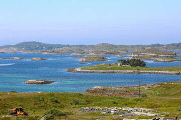 Fototapeta na wymiar Smoela island, Norway