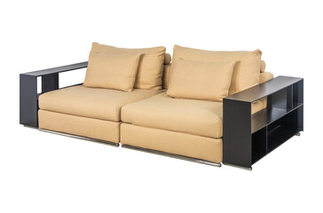Modular beige sofa modern style