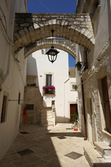 Fototapeta na wymiar Locorotondo, historic town in Apulia, Italy
