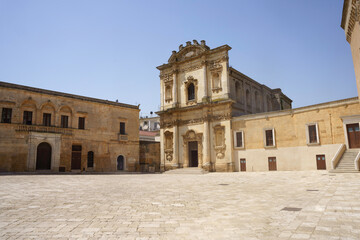 Fototapeta premium Mesagne, Brindisi province, Apulia: historic buildings
