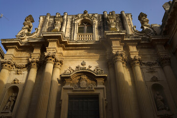 Lecce: Santa Teresa church, in Baroque style