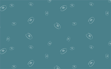 Seamless pattern of a children's room for boys with blue stars on a gray background. Ideal for fabric, textiles, nursery decoration, baby shower. green background