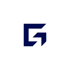Initial Letter G Logo, Logo Template