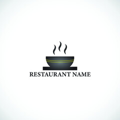 Coffee Restaurant Logo Design, Spoon, Vector, EPS