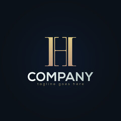 H Letter Monogram Logo Concept Design