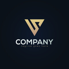 S Letter Monogram Logo Concept Design