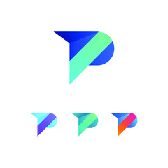P Letter Creative Logo, Amblem, Symbol Design