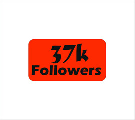 37k followers Orange vector, icon, stamp, logo illustration