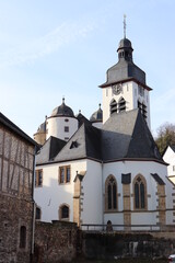 Fototapeta na wymiar Ev. Kirche in Gemünden.