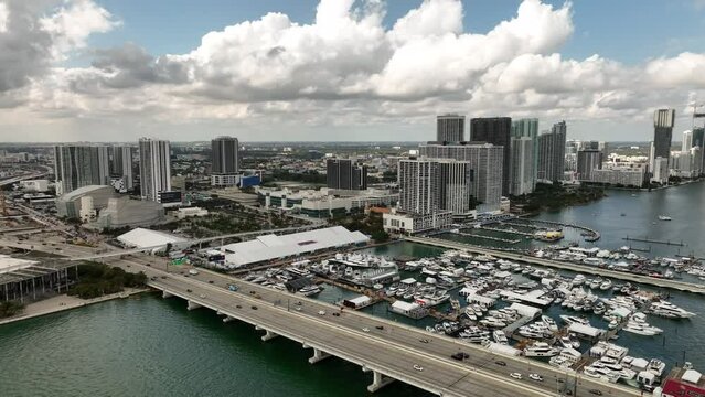 2022 Miami boat Show Downtown Miami Florida USA