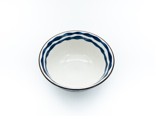 일본식 문양이 있는 밥 그릇