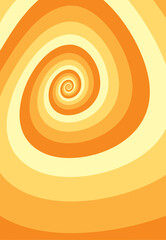 Artistic spiral shape. Vector drawing