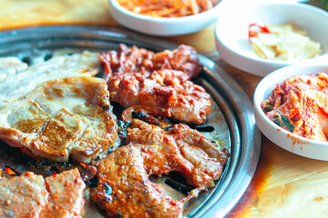 Korean Traditional Barbecue Pork Beef