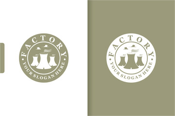 factory logo, industrial area logo, logo reference
