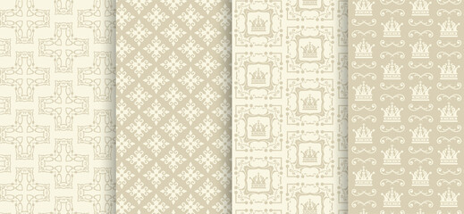 Vintage background wallpaper set