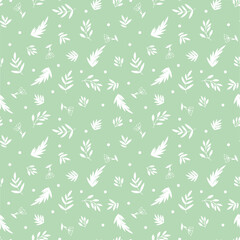 motif floral et feuillage svg (couleurs modifiables)