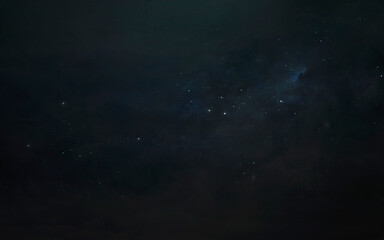 Fototapeta premium 3D illustration of Deep space background, full of stars and galaxies. Elements of image provided by Nasa