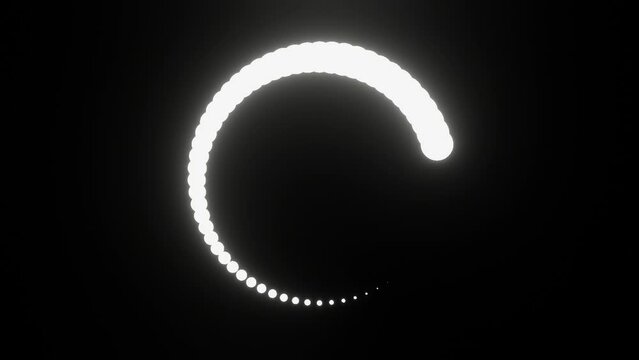 Looping Loading Design with Alpha Channel smooth motion