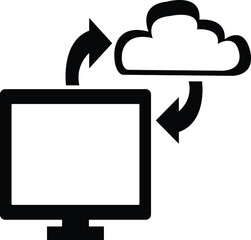 cloud computing concept illustration